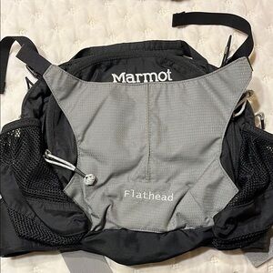 Marmot Black and Gray Backpack